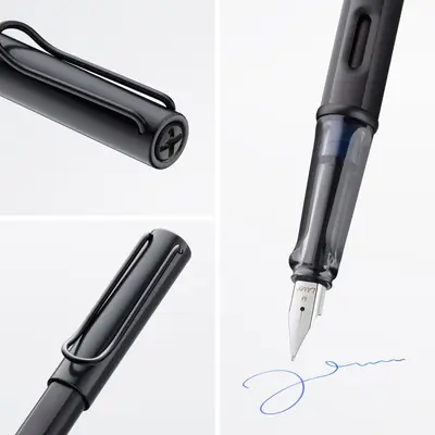 Nalivpero Lamy AL-star Black (0.6) plavi ispis M 071 T10 4000528-3