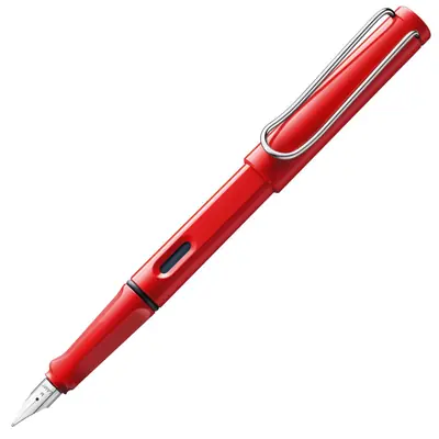 Nalivpero Lamy Safari Red (0.5) plavi ispis F 016 T10 4000181