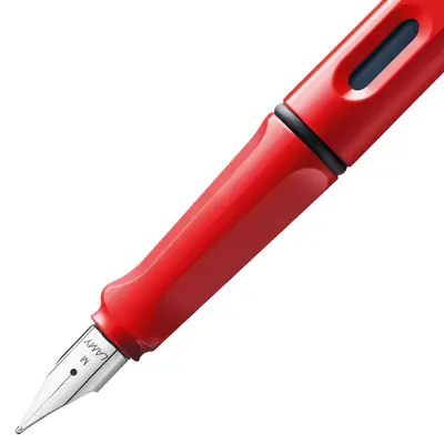 Nalivpero Lamy Safari Red (0.5) plavi ispis F 016 T10 4000181-2