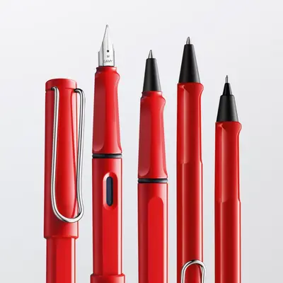 Nalivpero Lamy Safari Red (0.5) plavi ispis F 016 T10 4000181-4