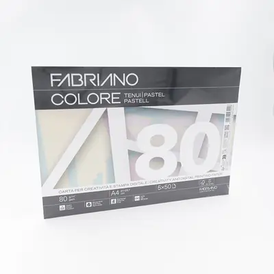 Papir Fabriano Colore A4/80g miješani pastel 250L 19100811