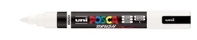 Marker Uni pc-5br brush Posca white-2