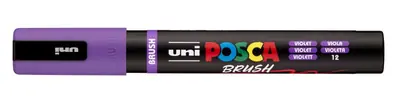 Marker Uni pc-5br brush Posca ljubičasti-1