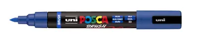 Marker Uni pc-5br brush Posca plavi
