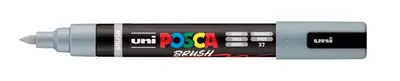 Marker Uni pc-5br brush Posca sivi