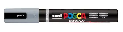 Marker Uni pc-5br brush Posca sivi-1