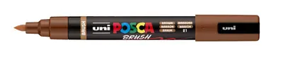 Marker Uni pc-5br brush Posca smeđi