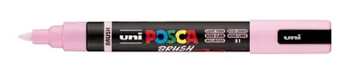 Marker Uni pc-5br brush Posca svijetlo rozi