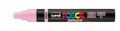 Marker Uni pc-5br brush Posca svijetlo rozi-2