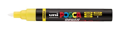 Marker Uni pc-5br brush Posca žuti-2