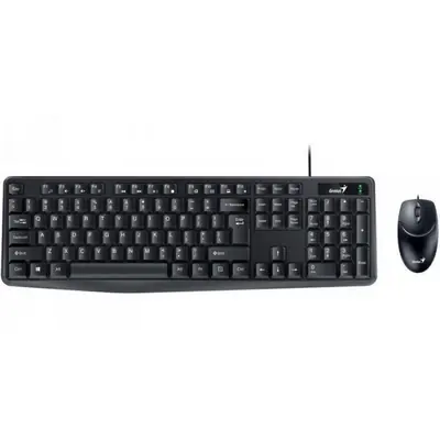 Tipkovnica Genius KM-170 + Miš USB crna, US