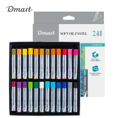 Umjetnički set Deli Dmast mekane uljne pastele 1,1mm 24 kom u kutiji EC340-24
