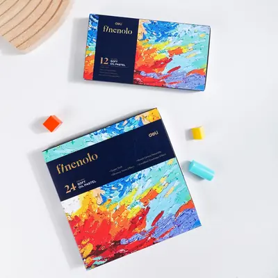 Umjetnički set Deli Finenolo uljne pastele 12 kom u kutiji EC212-12-1