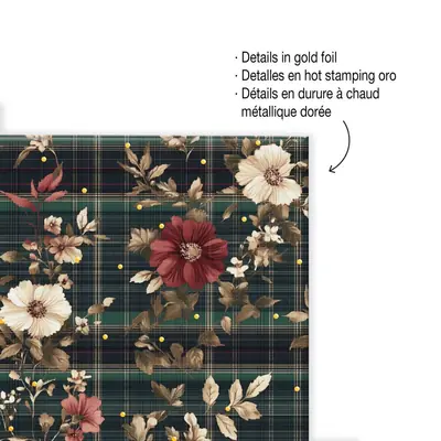 Kolegij blok Miquelrius A5 Highland Days Poppies 100L 70g/m2 crte MR4415-3