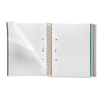 Notebook Miquelrius A5 Highland Days Poppies 100L 70g/m2 squared MR4414-2