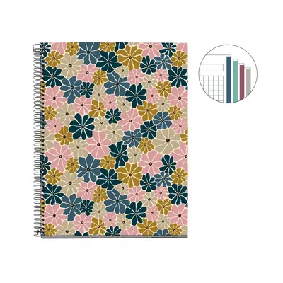 College block Miquelrius A4 Boho Essence Mix 100L 70g/m2 squared MR4404-4