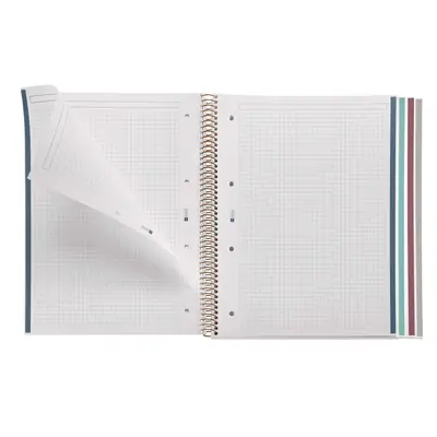 College block Miquelrius A4 Golden Jazmine Dusk 100L 70g/m2 squared MR4389-5