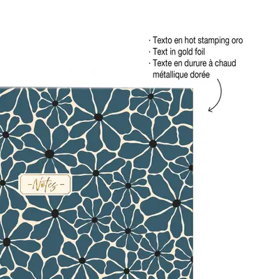 College block Miquelrius A5 Boho Essence Prussia 100L 70g/m2 squared MR4408-1