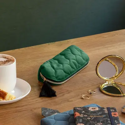 Pencil case Miquelrius multipurpose empty Highland Days Green oval MR19569-1