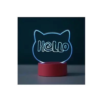 Lampa u obliku mačke iTotal za pisanje LED promjena boja DIY XL2330G