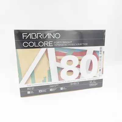 Papir Fabriano Colore A4/80g miješani tamni 250L 19100809