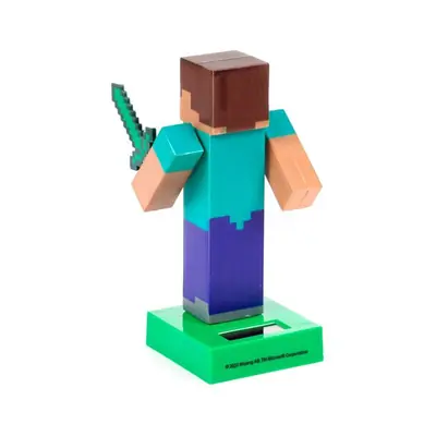 Figurica Puckator Minecraft Steve Solar Pal FF139-4