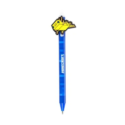 Puckator erasable ballpoint pen with PVC Minecraft topper, assorted 36/1 PEN289-3