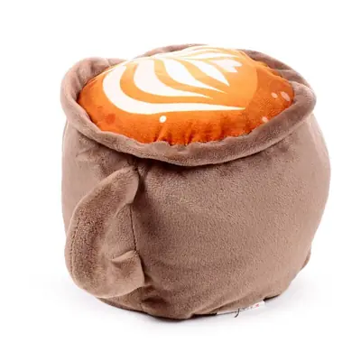 Plišani stoper za vrata Puckator Foodiemals Cappuccino DST168-4