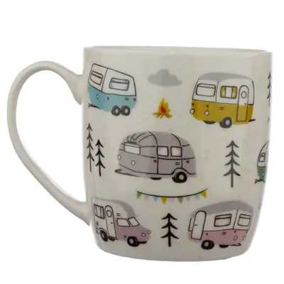 Porculanska šalica Puckator Wildwood Caravan 300 ml MUG356-2