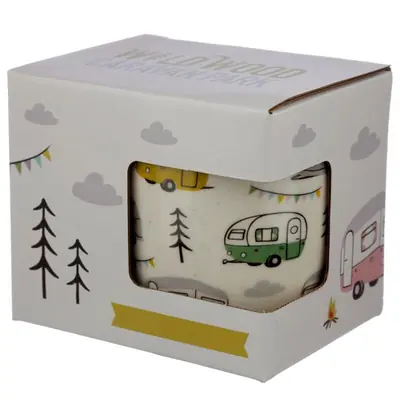 Porculanska šalica Puckator Wildwood Caravan 300 ml MUG356-4