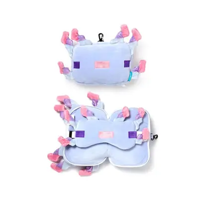 Putni jastuk i maska za oči Puckator Relaxeazzz Minecraft Axolotl CUSH431