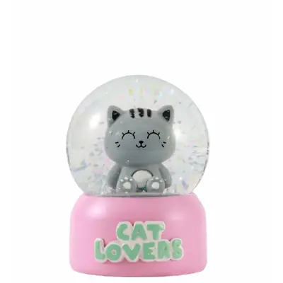 Snow globe iTotal Cat grey XL3187