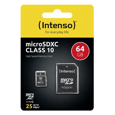 Intenso Memory Card #3413490 micro SDXC 64GB Class 10