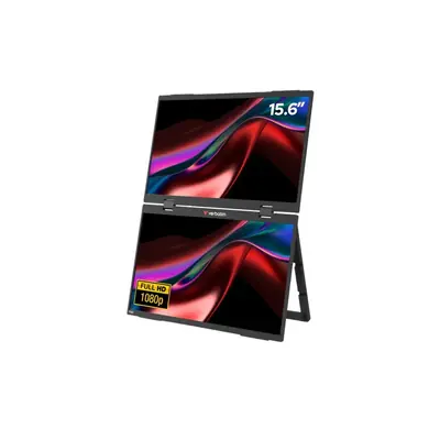 Prijenosni monitor dvostruki 15.6" Verbatim #32403 Full HD 1080p, 2xUSB-C/1xHDMI/1xUSB-A