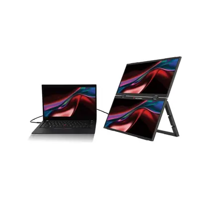 Prijenosni monitor dvostruki 15.6" Verbatim #32403 Full HD 1080p, 2xUSB-C/1xHDMI/1xUSB-A-1