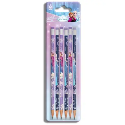 Olovka grafitna Frozen 2 s gumicom (blister 6kom) 564963