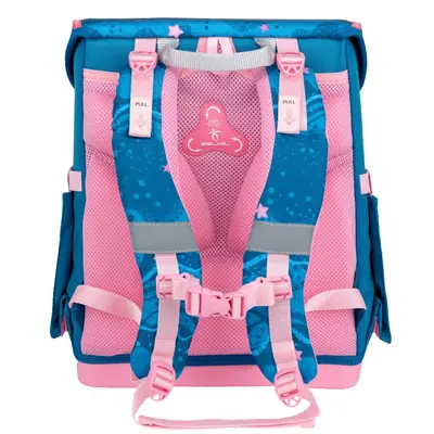 Torba školska Belmil compact with patches mermaid 405-41/AG/B/3-3