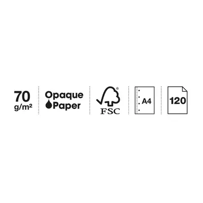 Kolegij blok Miquelrius A4 70g 120L spiralni kocke Lifestyle Surfin’ MR4346-4