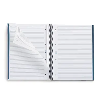Kolegij blok Miquelrius A4 80g 80L spiralni crte Eco Ecobutterfly MR6109-2