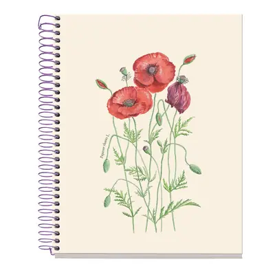 Kolegij blok Miquelrius A5 90g 80L spiralni crte Entredos Papaver Rhoedas MR4506