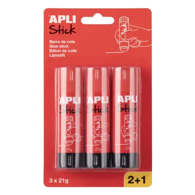Ljepilo Apli u sticku 21g blister 3 komada 2+1 20457
