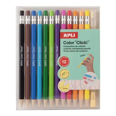 Olovke u boji Apli Color Click 12 boja blister 20546