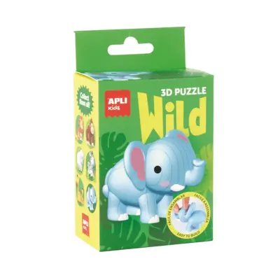 Puzzle 3D Apli Wild Slon 20021
