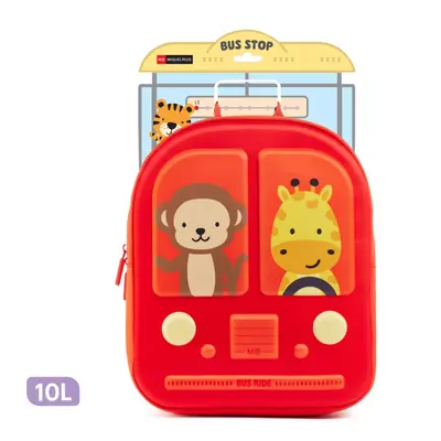 Ruksak mini Miquelrius 1 odjeljak Bus Stop crveni 10L MR19390-3