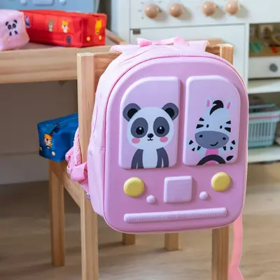 Ruksak mini Miquelrius 1 odjeljak Bus Stop rozi 10L MR19392-4
