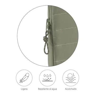 Zaštitna navlaka za prijenosno računalo Miquelrius khaki 15" i 16" 38,5x27x2,5cm MR19599-3