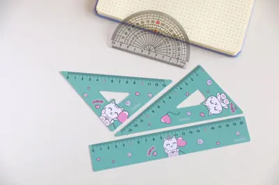 Geometrijski set iTotal Cat bijela 3/1 XL3053