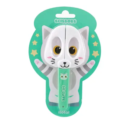 Škare dječje iTotal Cat bijela XL3134