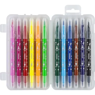 Flomasteri Centrum obostrani 12 boja Art u PVC kutiji 12/1 81322-1