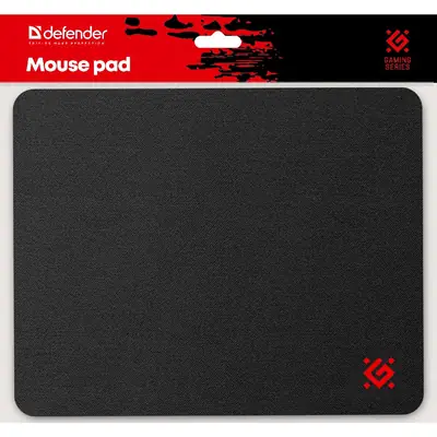 Podloga za miš Defender, Black One, 250×200×3mm, crna-2